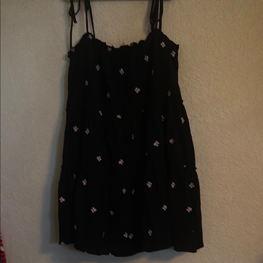 Fashion Nova Shelby Floral Mini Dress in Black